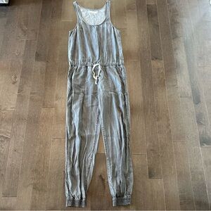 TNA Aritza Gray Wash Jogger‎ Jumpsuit Soft Travel Casual Size S